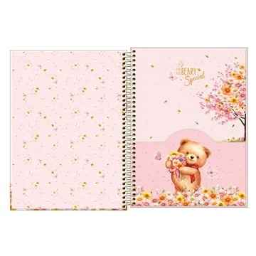 CADERNO 1X1 C.D. LOVE  BEARS